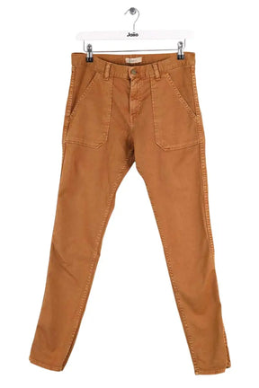 Jean droit Ba&Sh Camel en Coton, taille S - Seconde Main