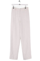 Pantalon Gerard Darel Blanc en Synthétique, taille S - Seconde Main