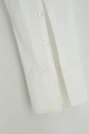 Robe avec twill de soie Dior Blanc en Coton