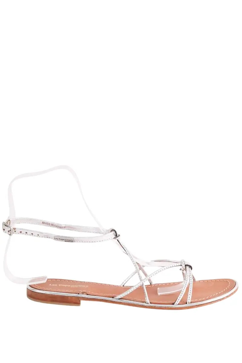 Sandales Other Brand Argent en Cuir, taille 41 - Seconde Main