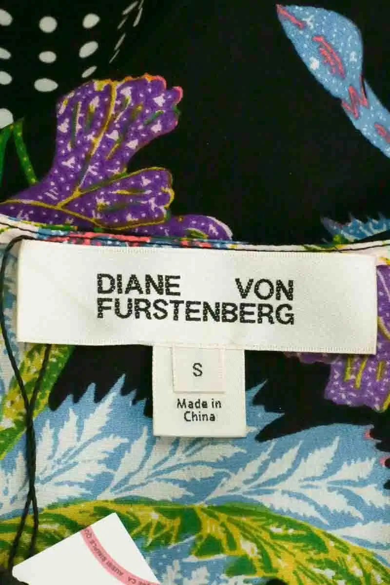 Blouse Diane Von Furstenberg Noir en Viscose
