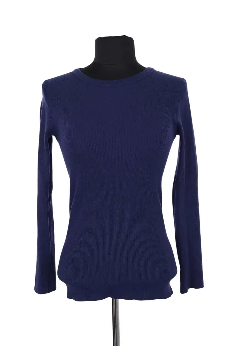 Top Louis Vuitton Bleu en Laine, taille L - Seconde Main
