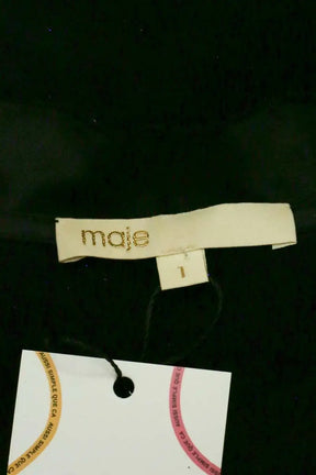 Blouse Maje Noir en Synthétique