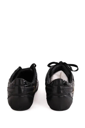 Baskets Dior Noir en Cuir verni