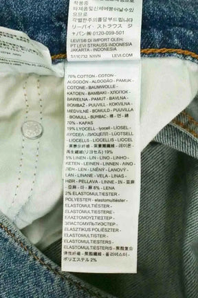 Jean droit Levi's Bleu en Coton