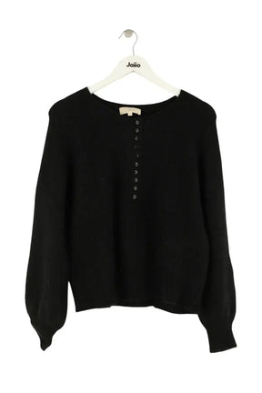 Pull Sézane Noir en Laine, taille L - Seconde Main