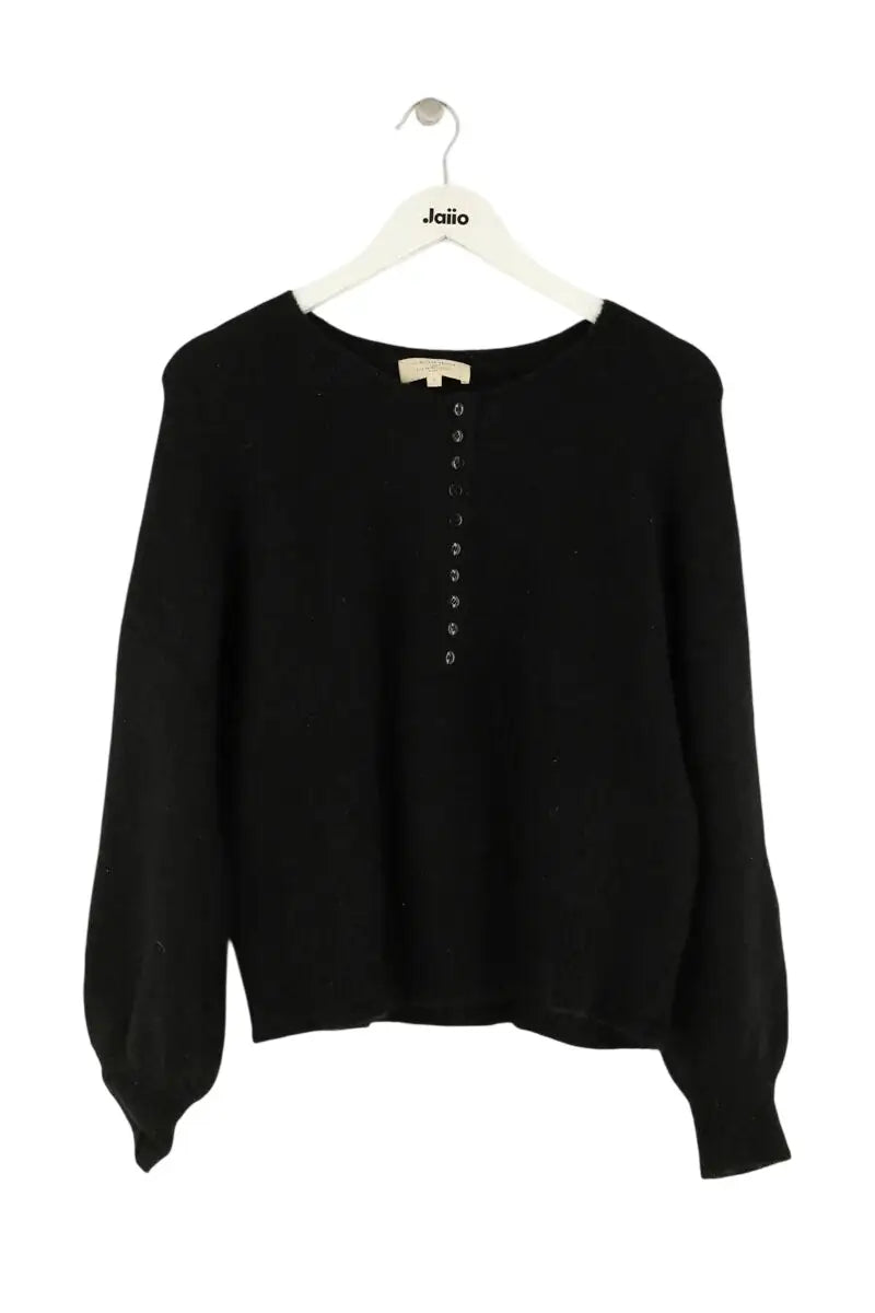 Pull Sézane Noir en Laine, taille L - Seconde Main