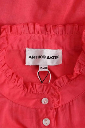 Robe Antik Batik Rouge en Synthétique