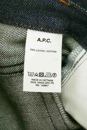 Jean droit APC Marine en Coton