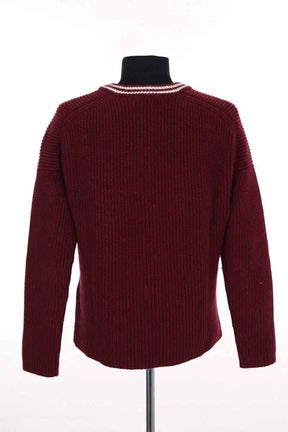 Pull Maje Bordeaux en Coton