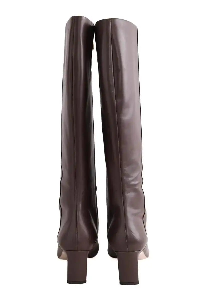 Bottes LK Bennett Margarite Marron en Cuir