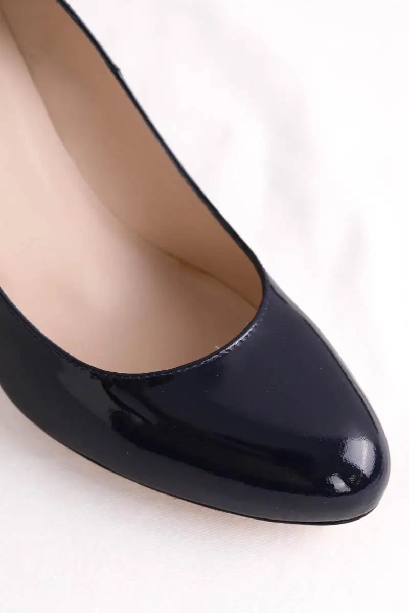 Talons LK Bennett Stila Marine en Cuir verni