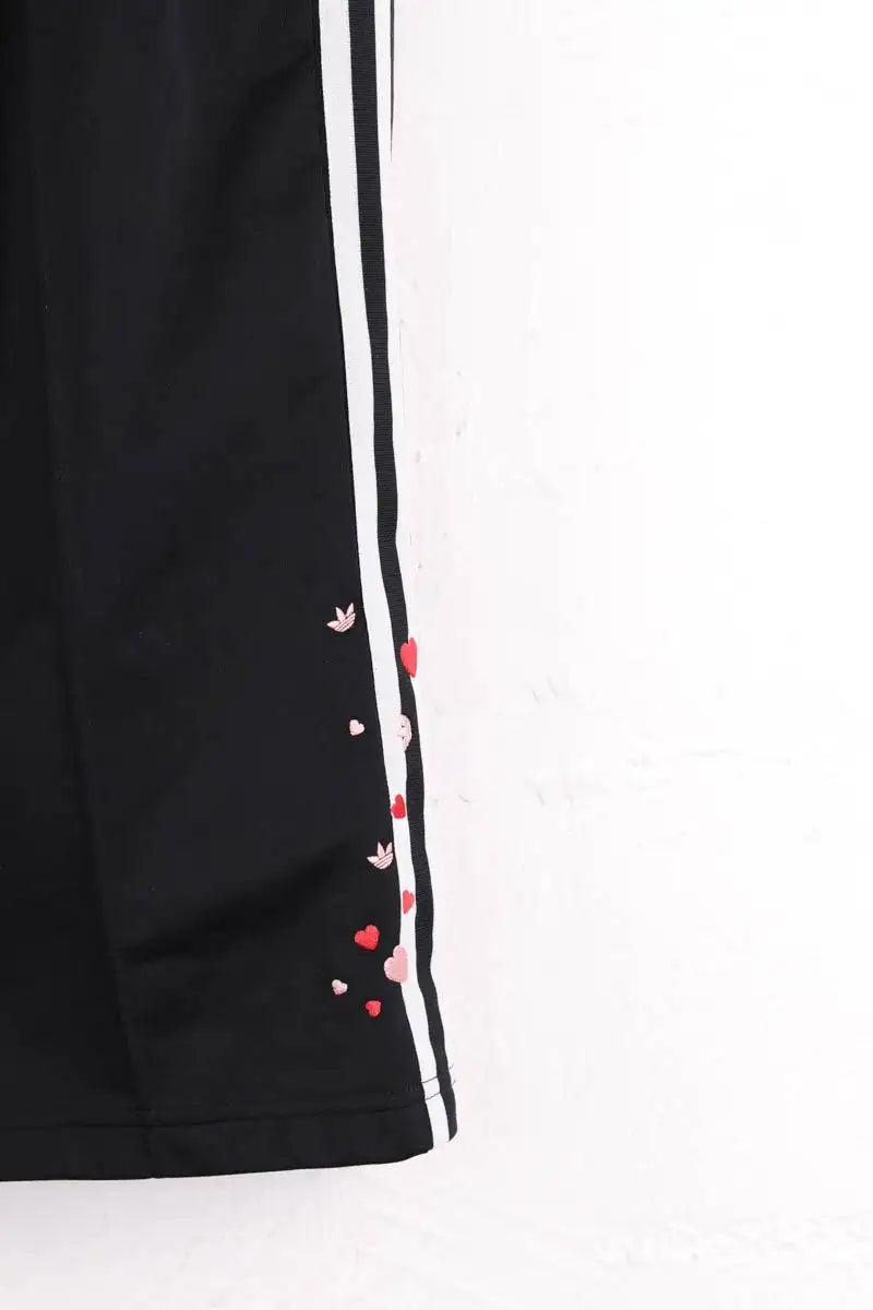Pantalon droit Adidas Noir en Synthétique