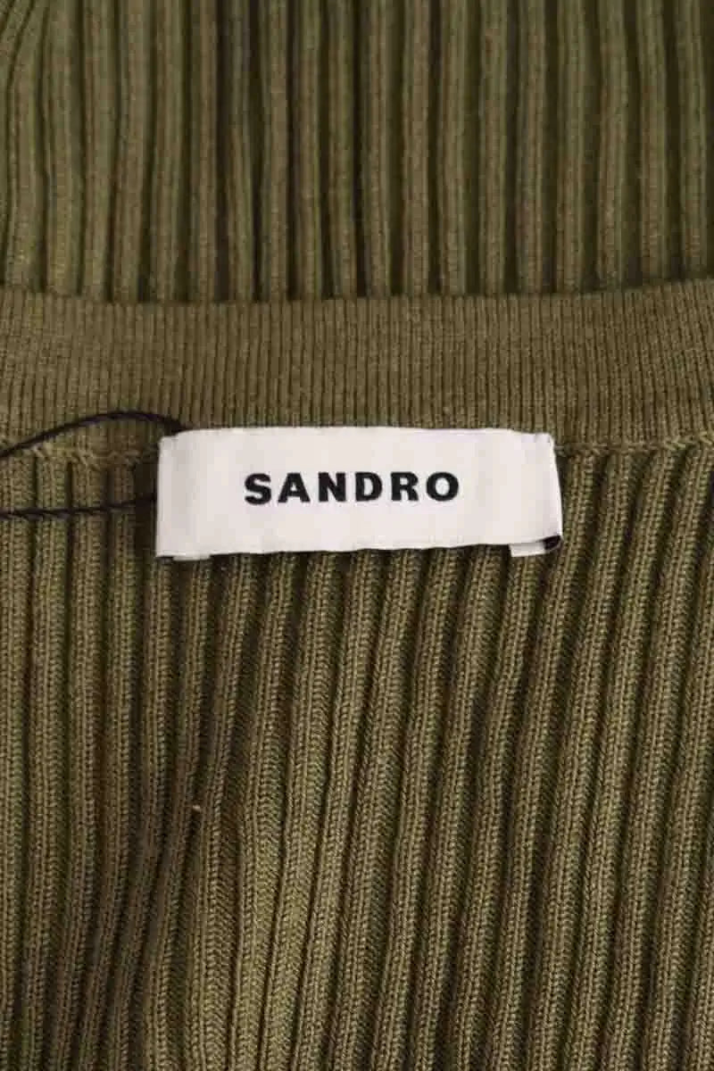 Top sans manche Sandro Kaki en Viscose