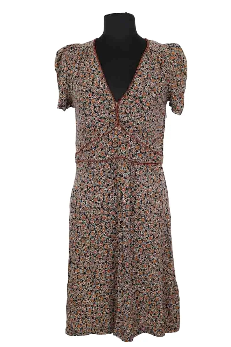 Robe Sessun Marron en Viscose, taille M - Seconde Main