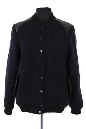 Veste Sandro Noir en Laine, taille M - Seconde Main