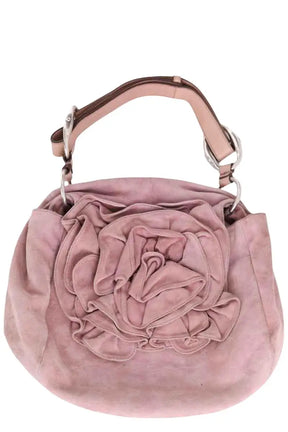 Sac à main Yves Saint Laurent Rose en Daim - Seconde Main