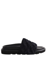 Mules Louis Vuitton Pool Pillow Noir en Tissu, taille 39 - Seconde Main