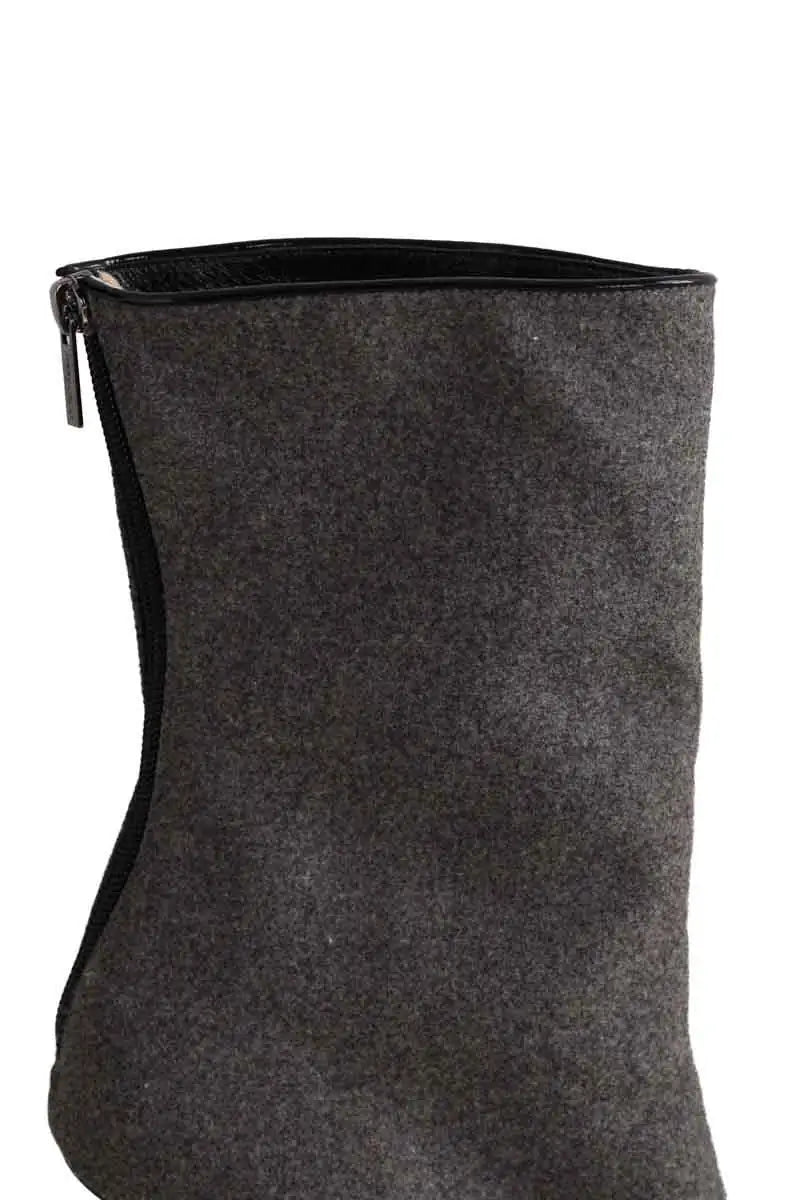 Boots Jimmy Choo Gris en Cuir