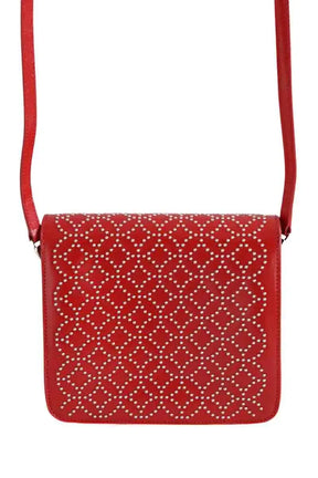 Sac à bandoulière Alaïa Arabesque Rouge en Cuir
