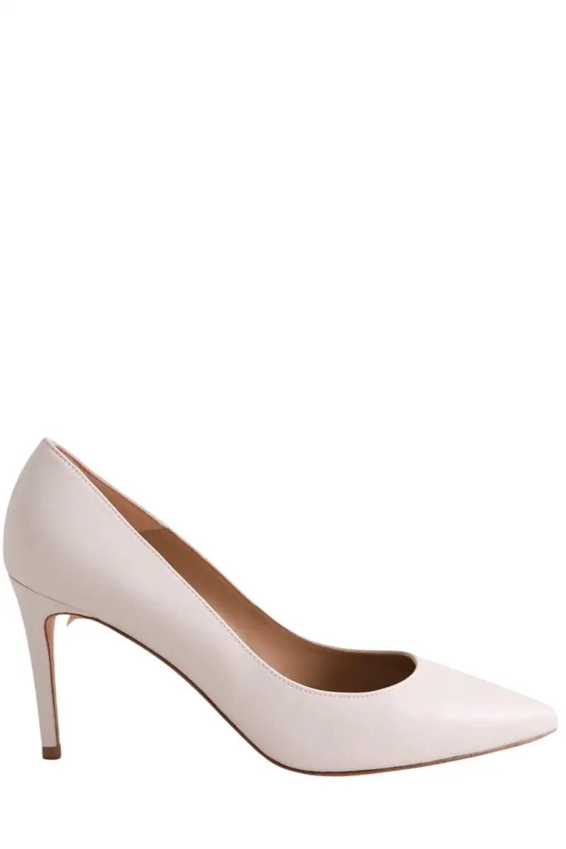 Talons LK Bennett Floret Ecru en Cuir, taille 42 - Seconde Main