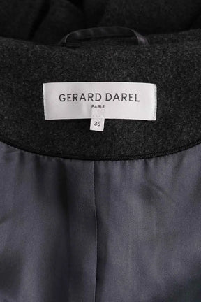 Manteau Gerard Darel Gris en Laine