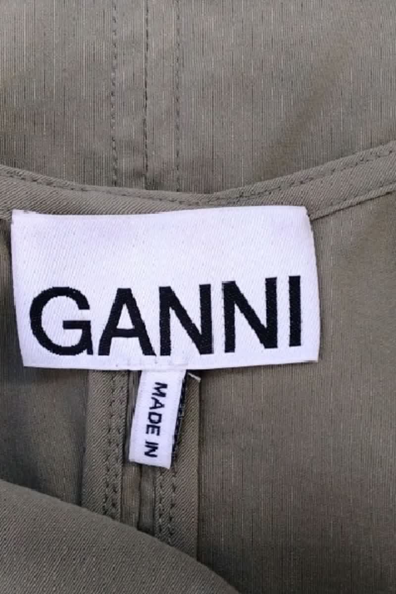 Robe Ganni  Kaki