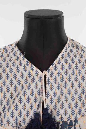 Blouses SZ Blockprints  Blanc