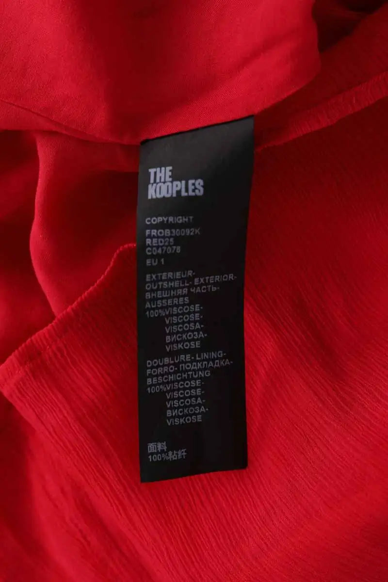 Robe The Kooples Rouge en Viscose