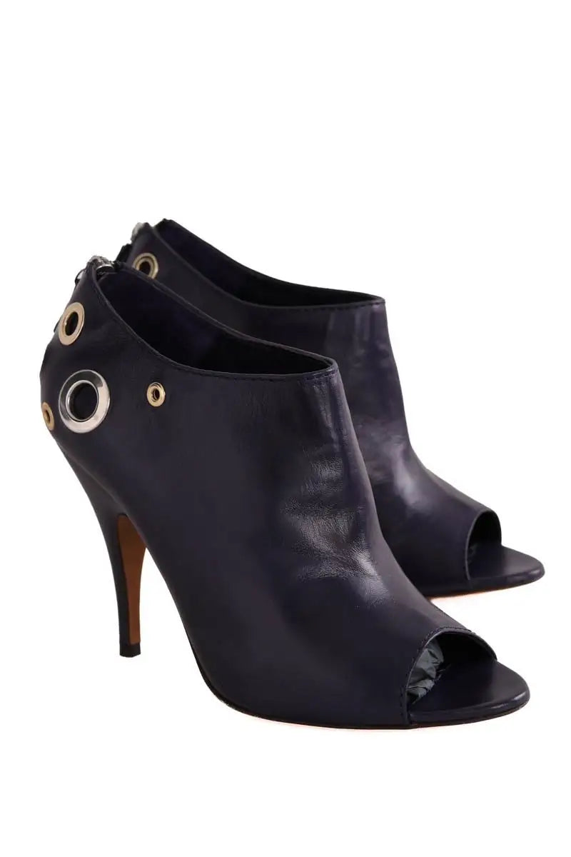 Talons Moschino Violet en Cuir