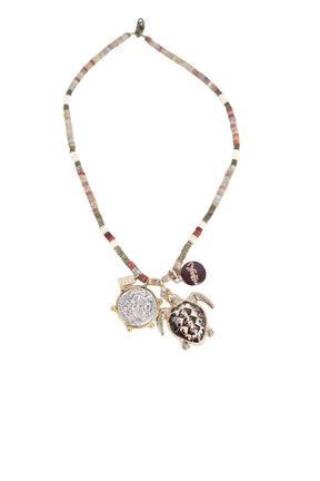 Collier Bohemian Rhapsodie  Marron
