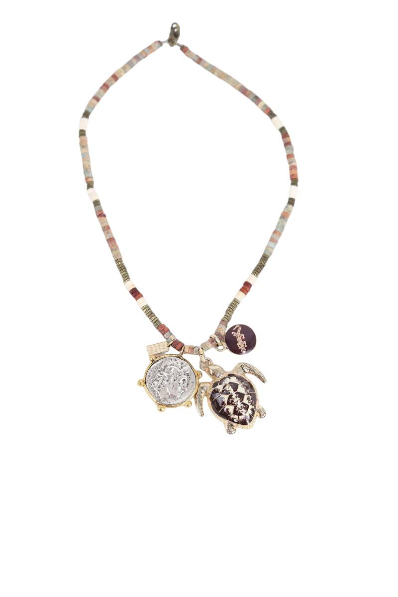 Collier Bohemian Rhapsodie  Marron