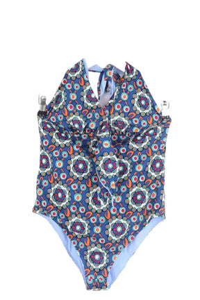 Maillot de bain Double Je Bleu en Synthétique, taille XL - Seconde Main