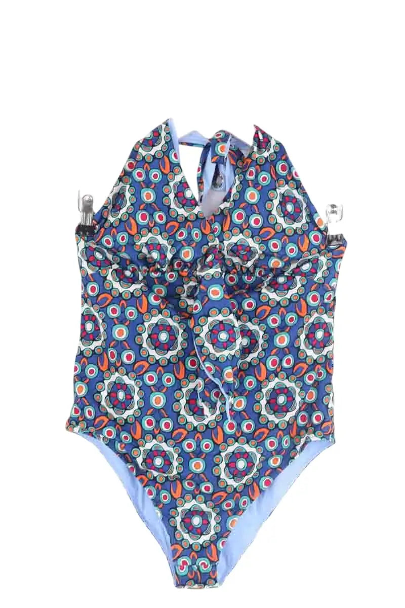 Maillot de bain Double Je Bleu en Synthétique, taille XL - Seconde Main