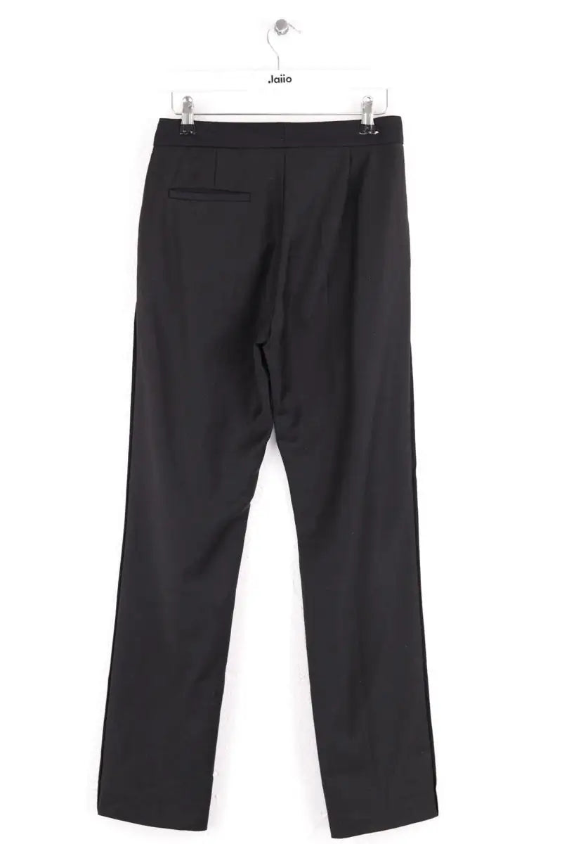 Pantalon droit Sandro Noir en Laine