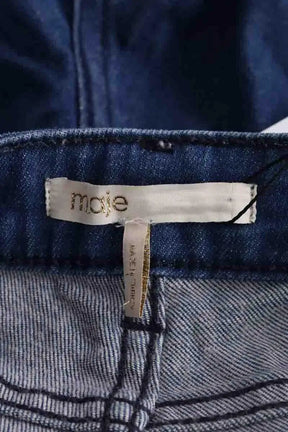 Jean slim Maje Bleu en Coton