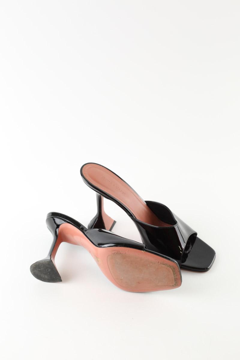Mules Amina Muaddi  Noir