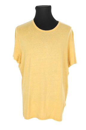 T-shirt Majestic Filatures  Jaune