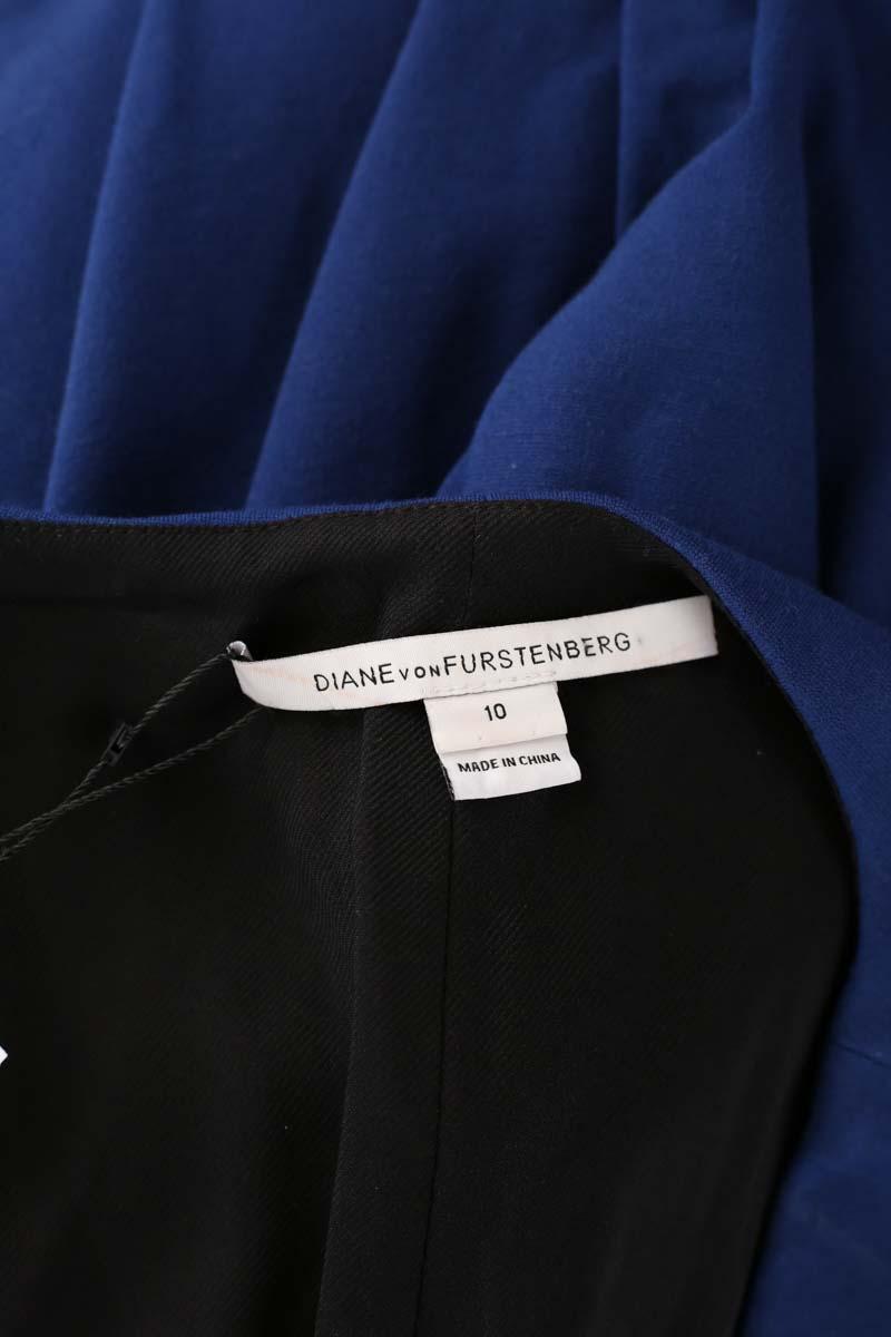 Mi-longueur Diane Von Furstenberg  Bleu