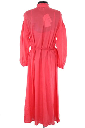 Robe Antik Batik Rouge en Synthétique