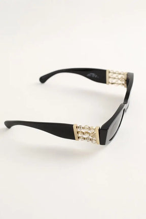 Lunettes de soleil Chanel Noir en Plastique