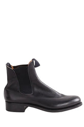 Boots JM Weston Noir en Cuir, taille 36 - Seconde Main