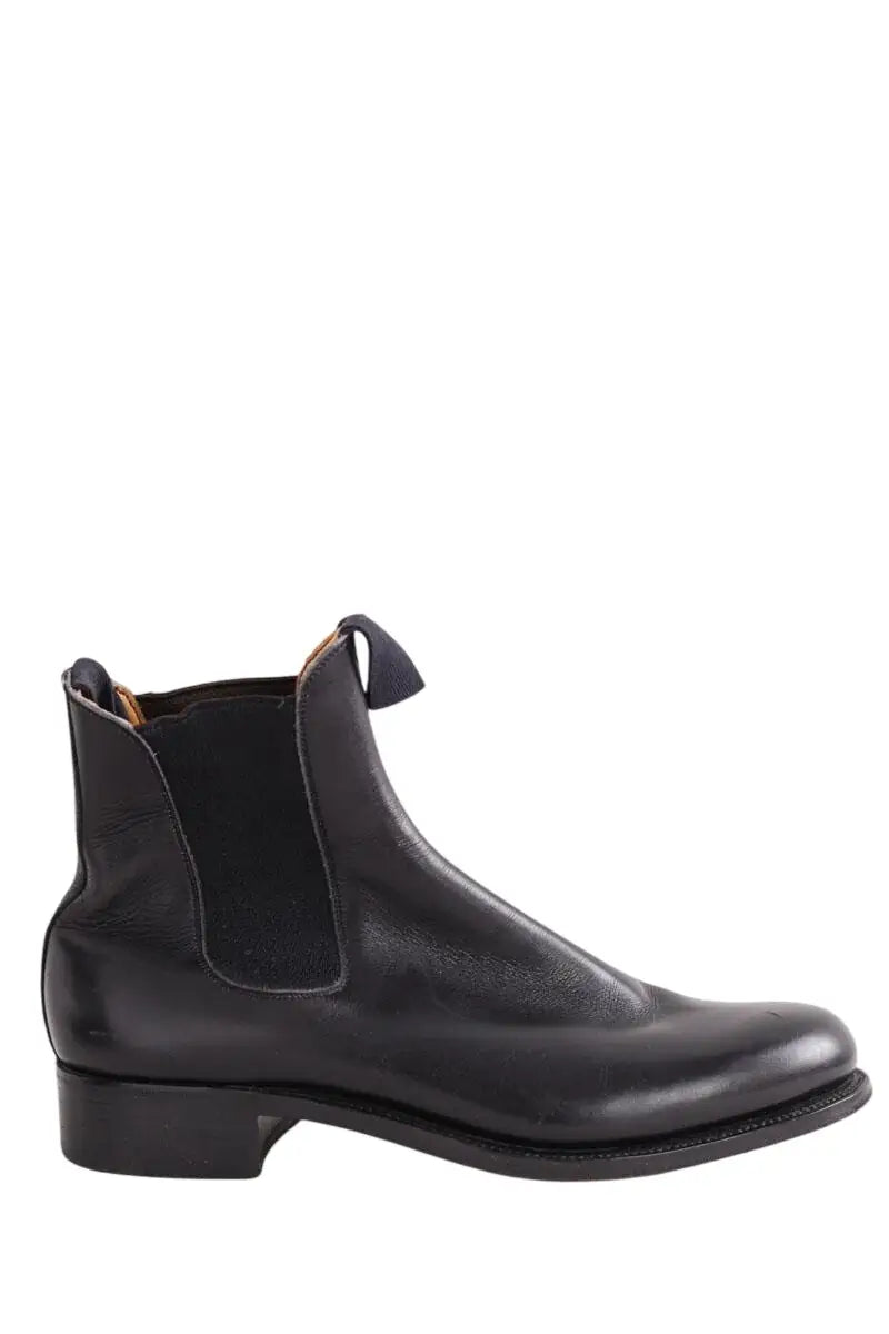 Boots JM Weston Noir en Cuir, taille 36 - Seconde Main