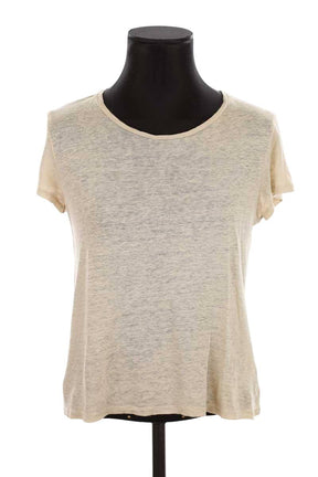 T-shirts Majestic Filatures  Beige