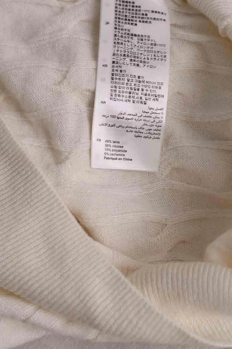 Pull Sandro Beige en Laine