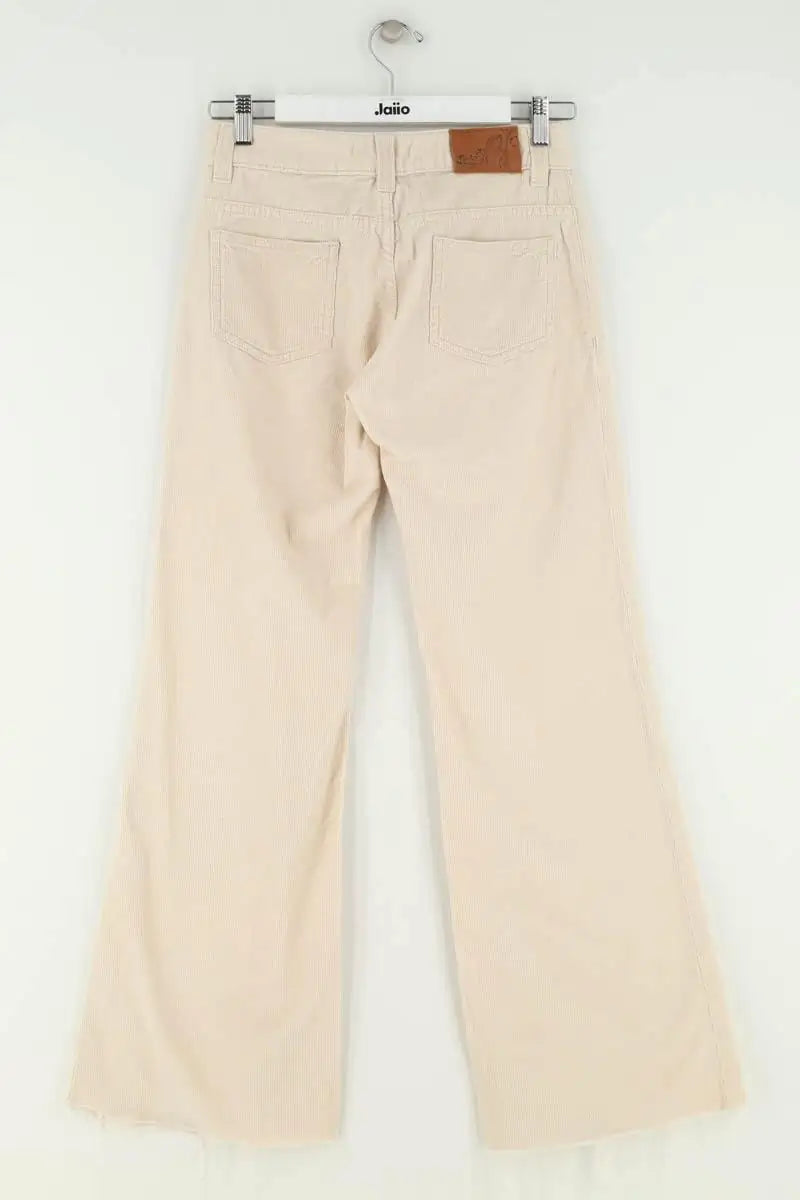 Pantalon Maje Beige en Velours