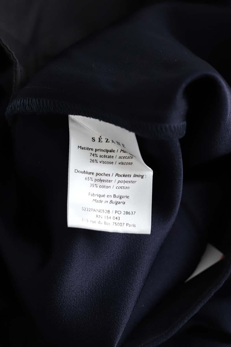 Droit Sézane  Bleu