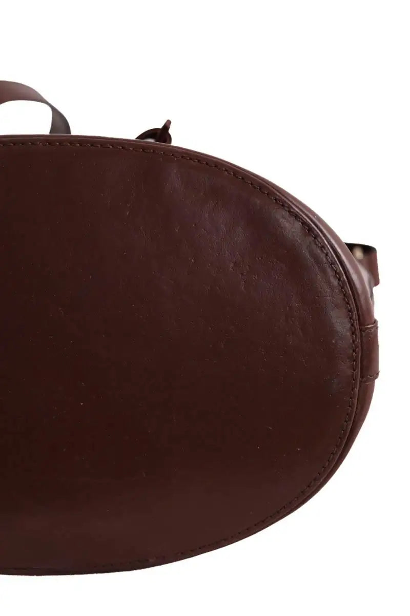 Sac porté épaule Sézane Marron en Cuir