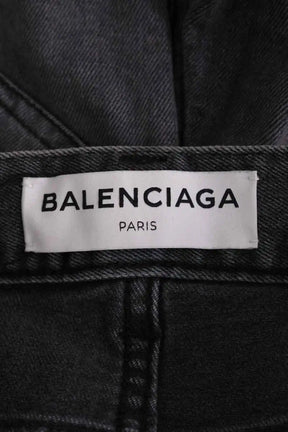 Jean slim Balenciaga Anthracite en Coton