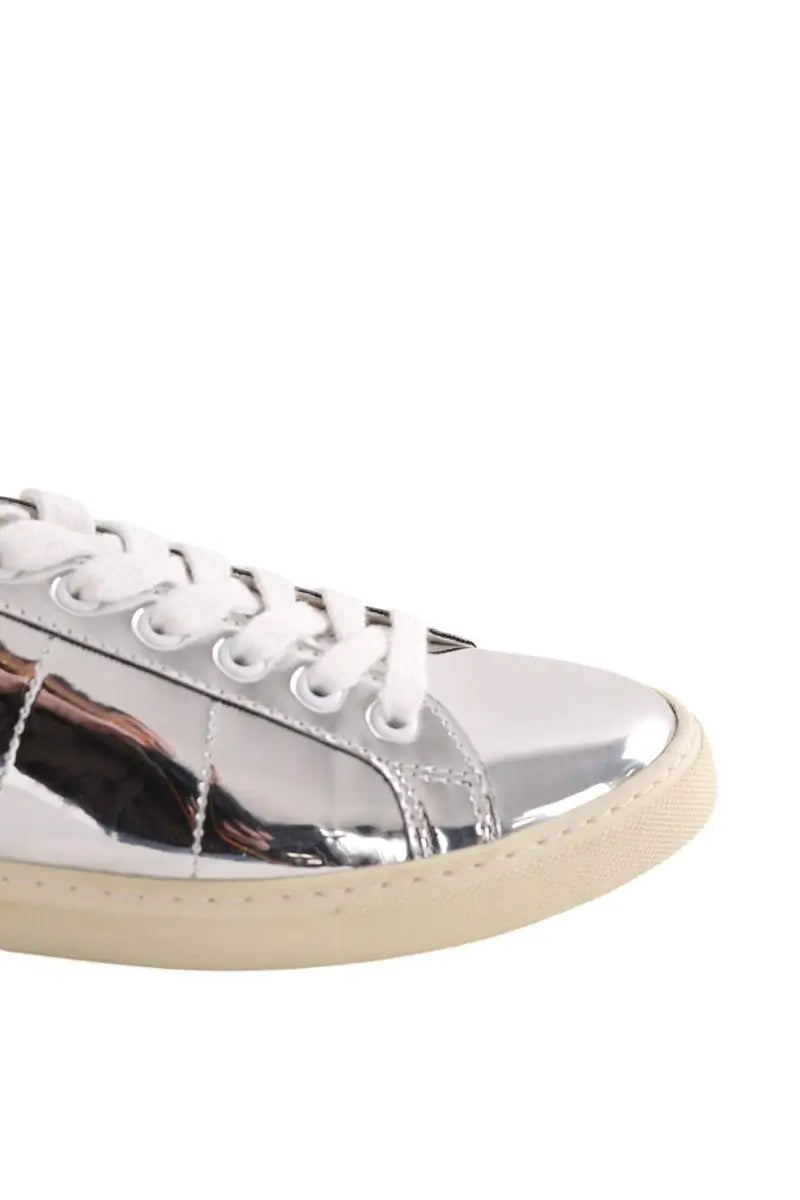 Baskets Iro Argent en Cuir